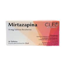 MIRTAZAPINA 15MG TAB X 30 (CLEO)